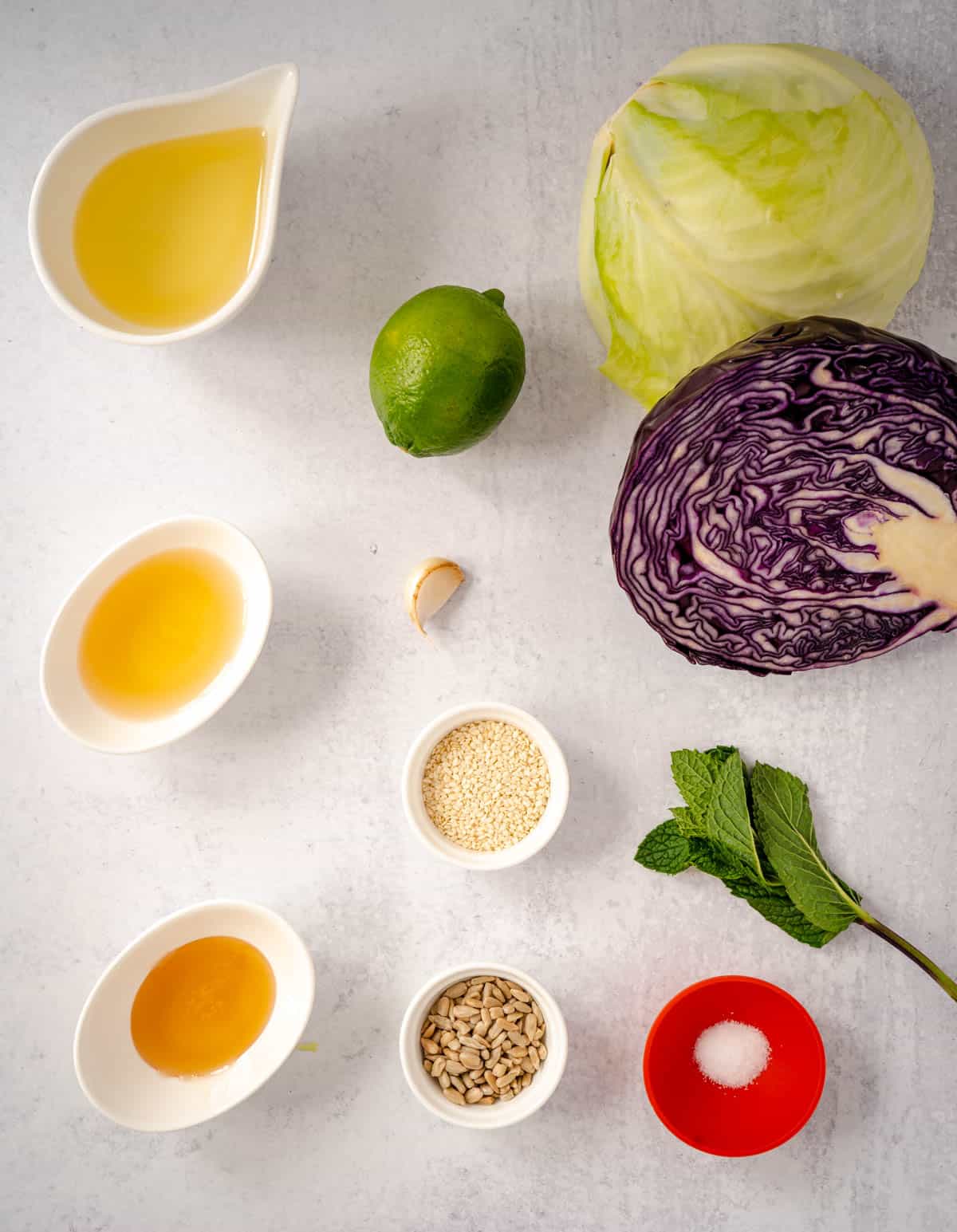 simple crunch cabbage salad ingredients